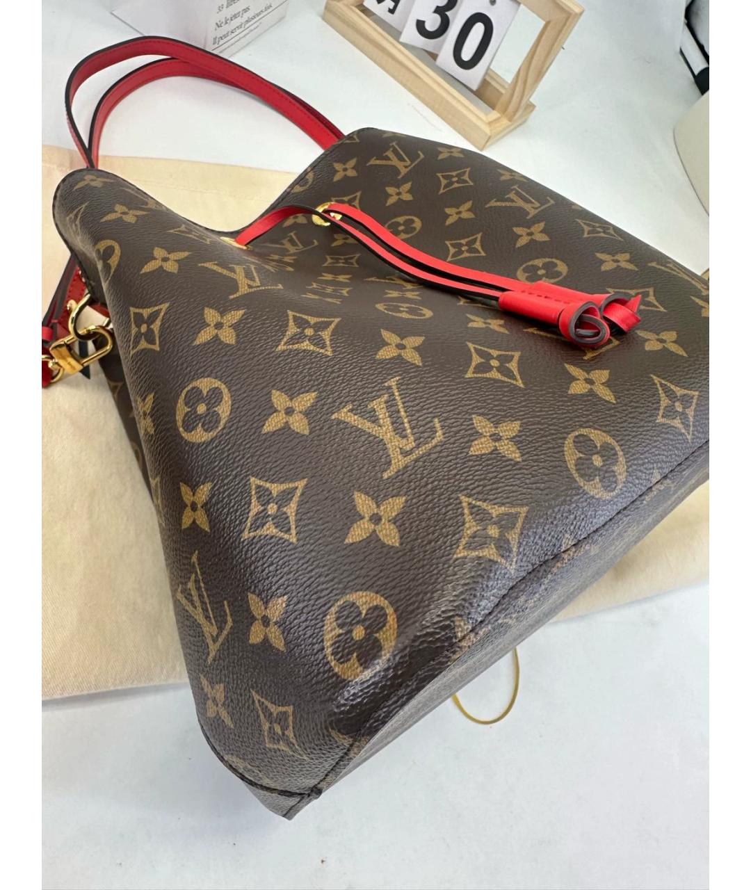 LOUIS VUITTON Коричневая сумка через плечо, фото 5