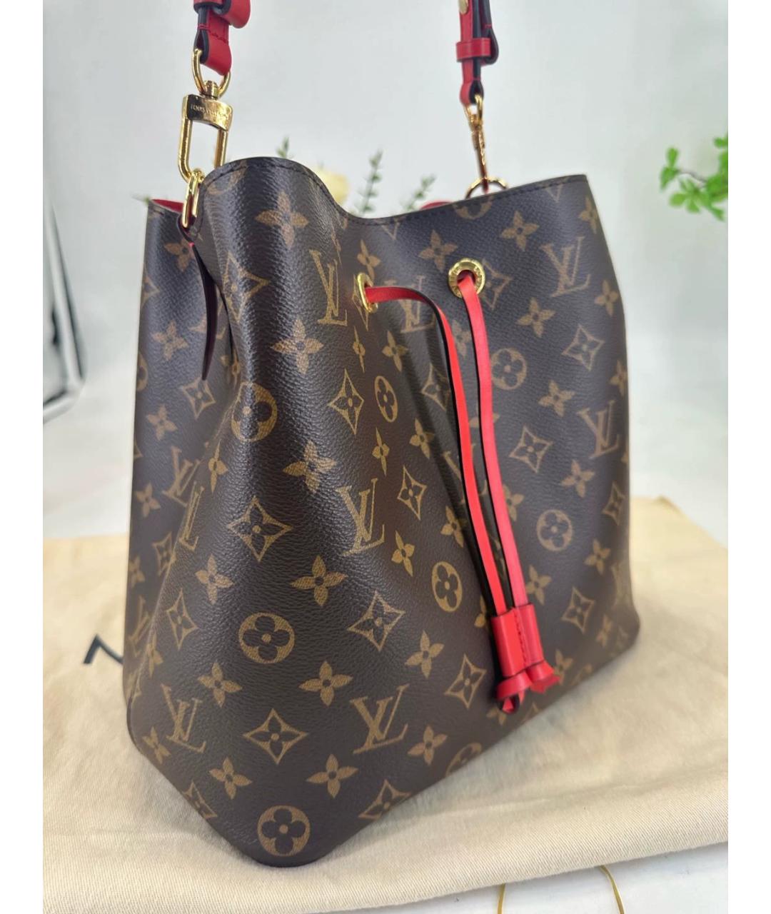 LOUIS VUITTON Коричневая сумка через плечо, фото 3