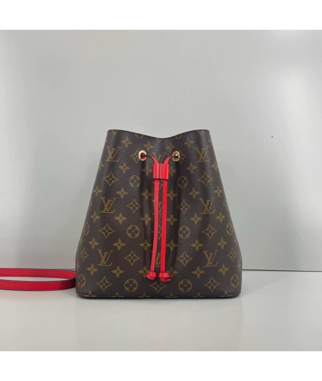 LOUIS VUITTON Коричневая сумка через плечо, фото 9