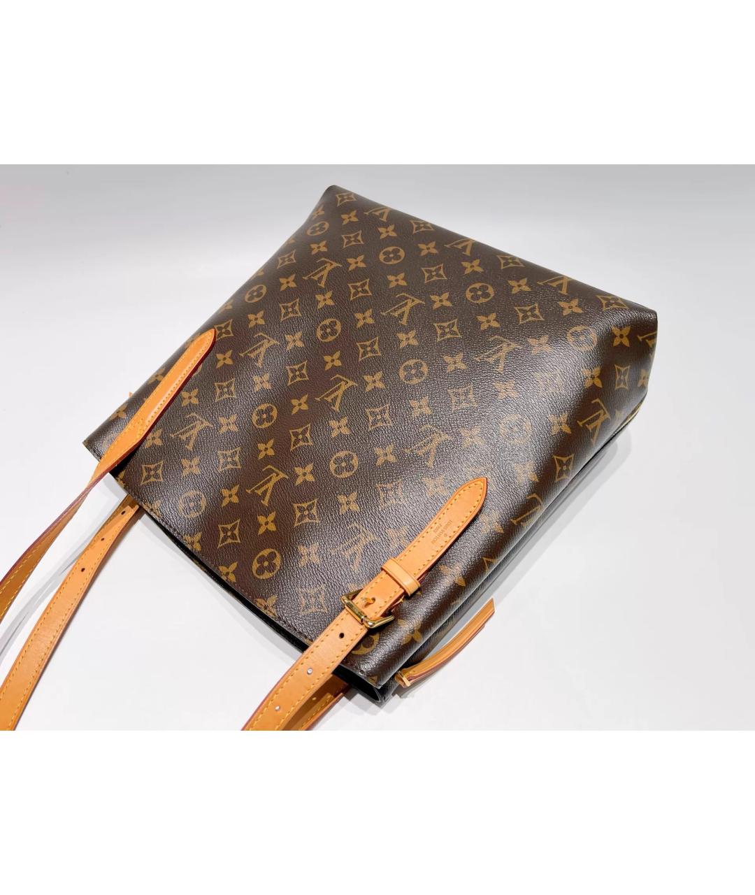 LOUIS VUITTON Коричневая сумка тоут, фото 4