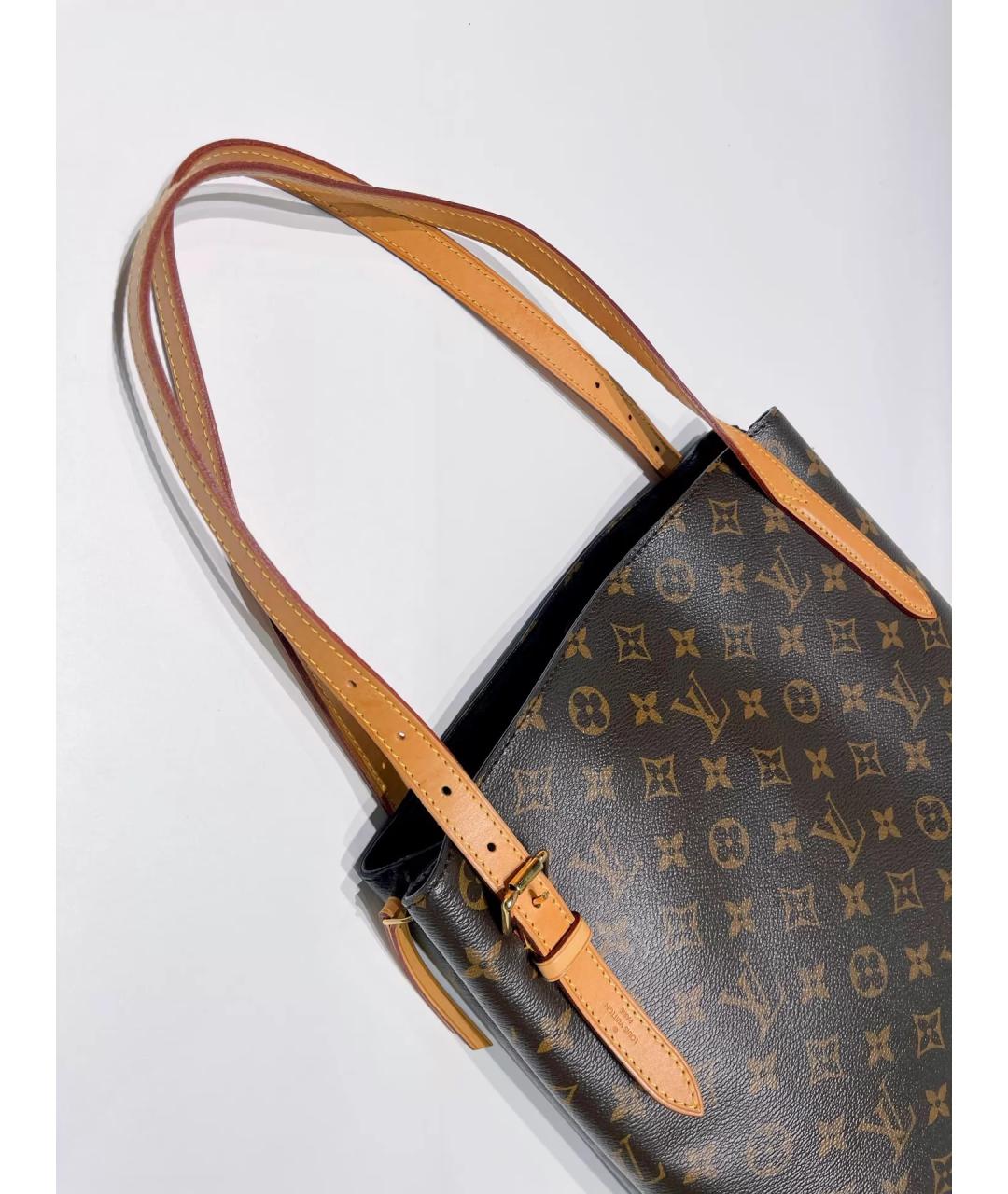 LOUIS VUITTON Коричневая сумка тоут, фото 3
