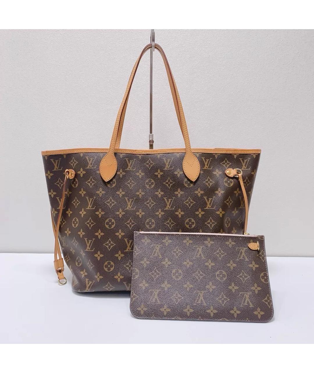 LOUIS VUITTON Коричневая сумка тоут, фото 8