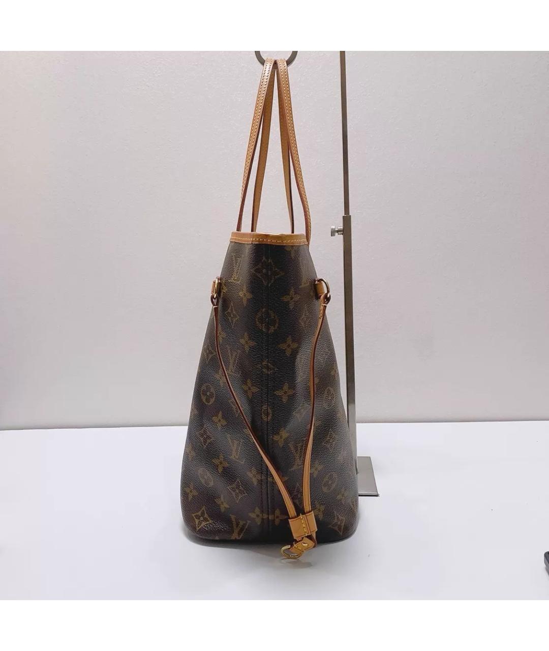 LOUIS VUITTON Коричневая сумка тоут, фото 6