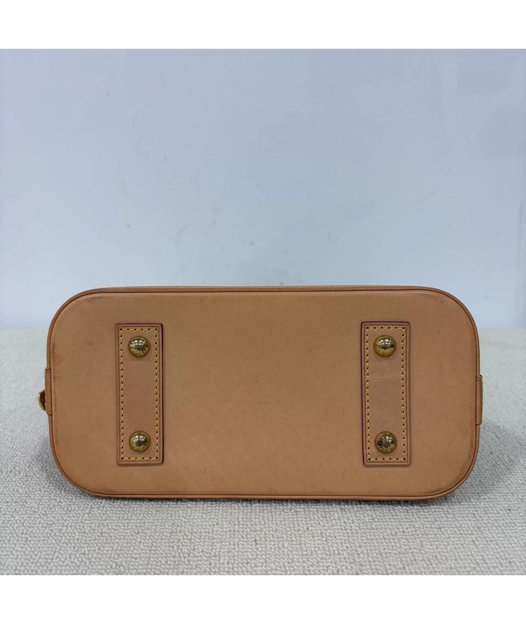 LOUIS VUITTON Коричневая сумка с короткими ручками, фото 4