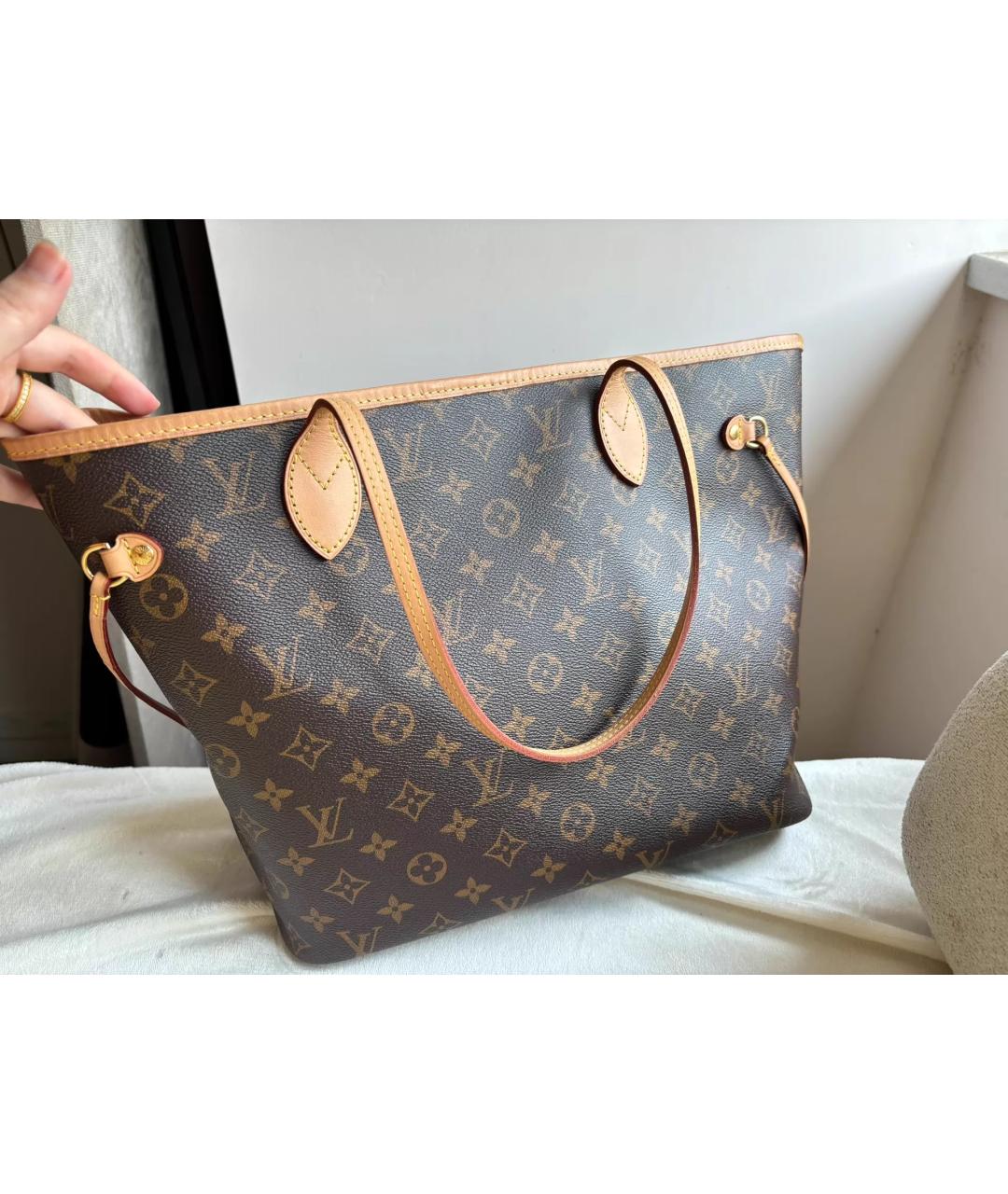 LOUIS VUITTON Коричневая сумка тоут, фото 2