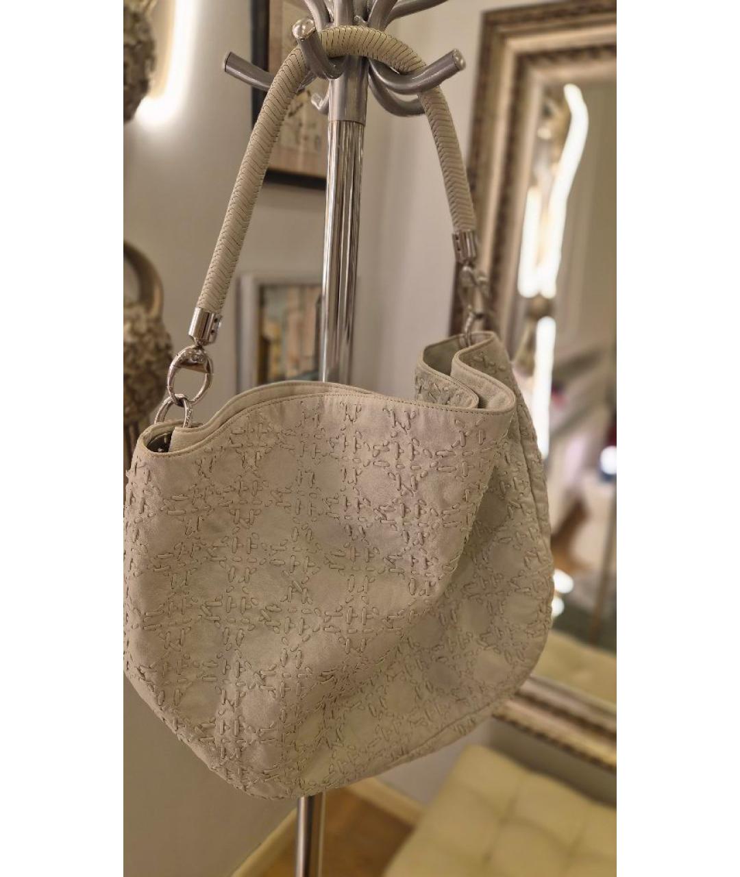 CHRISTIAN DIOR Белая сумка с короткими ручками, фото 2
