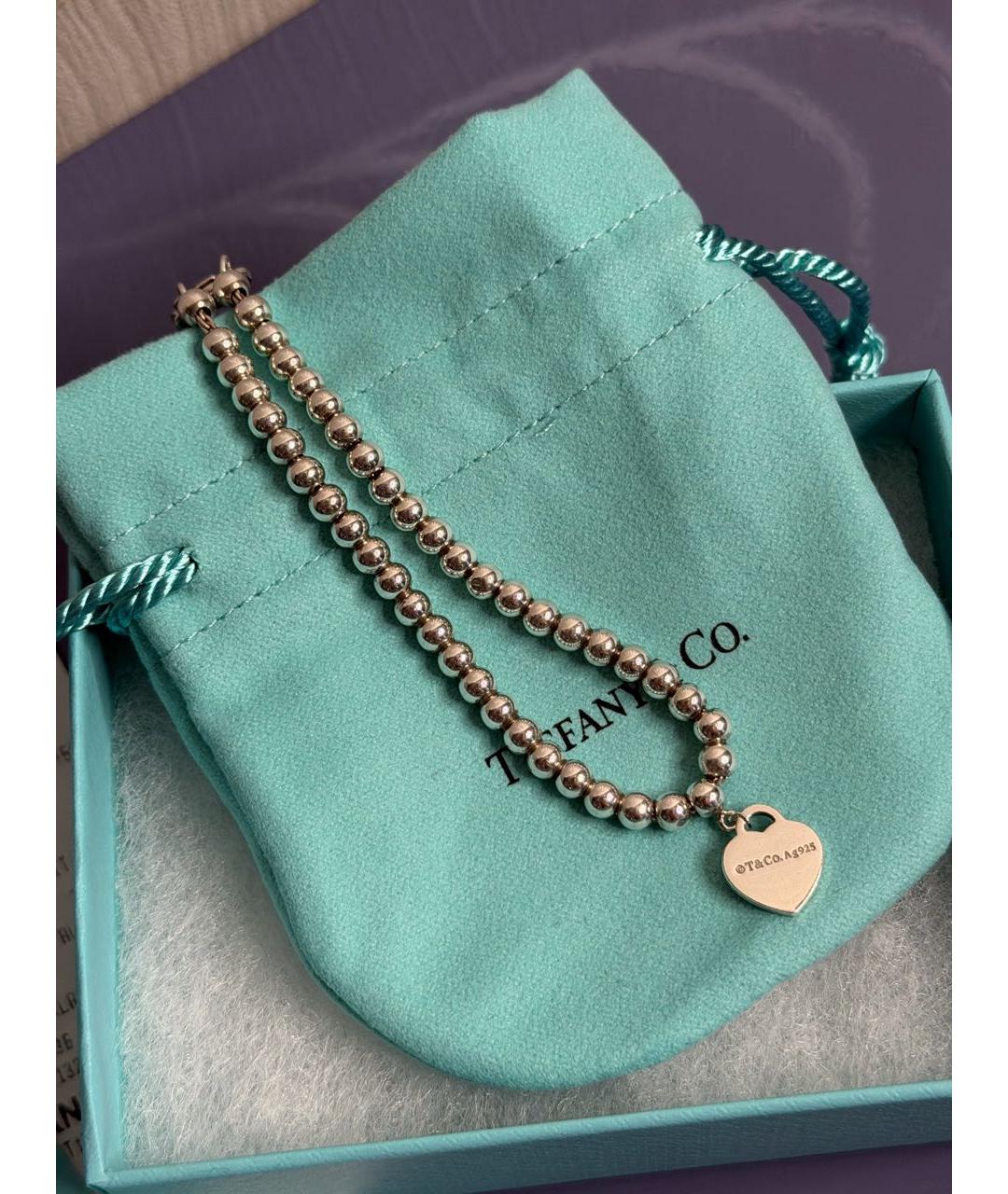 TIFFANY&CO Серебряный серебряный браслет, фото 2