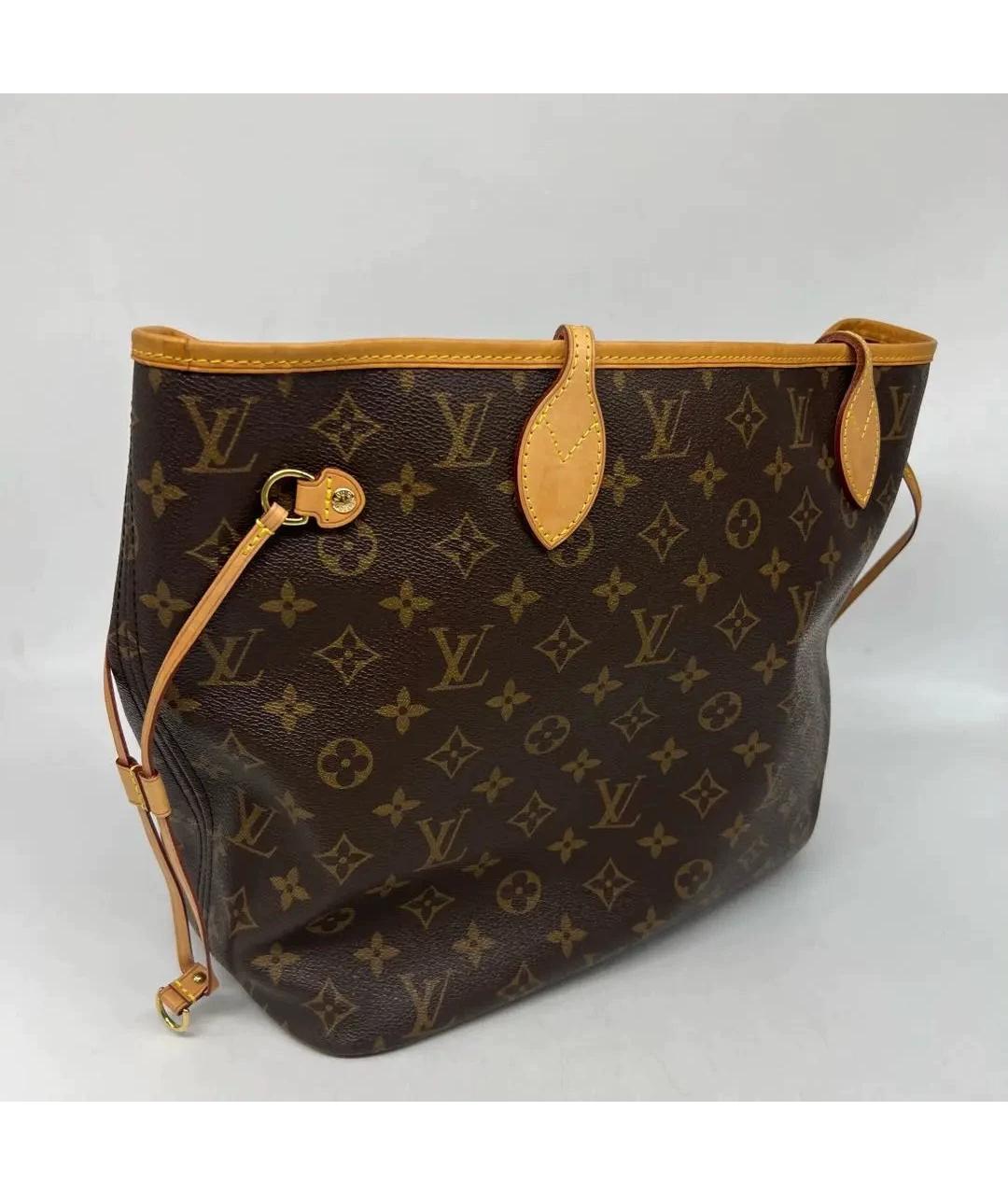 LOUIS VUITTON Коричневая сумка тоут, фото 5