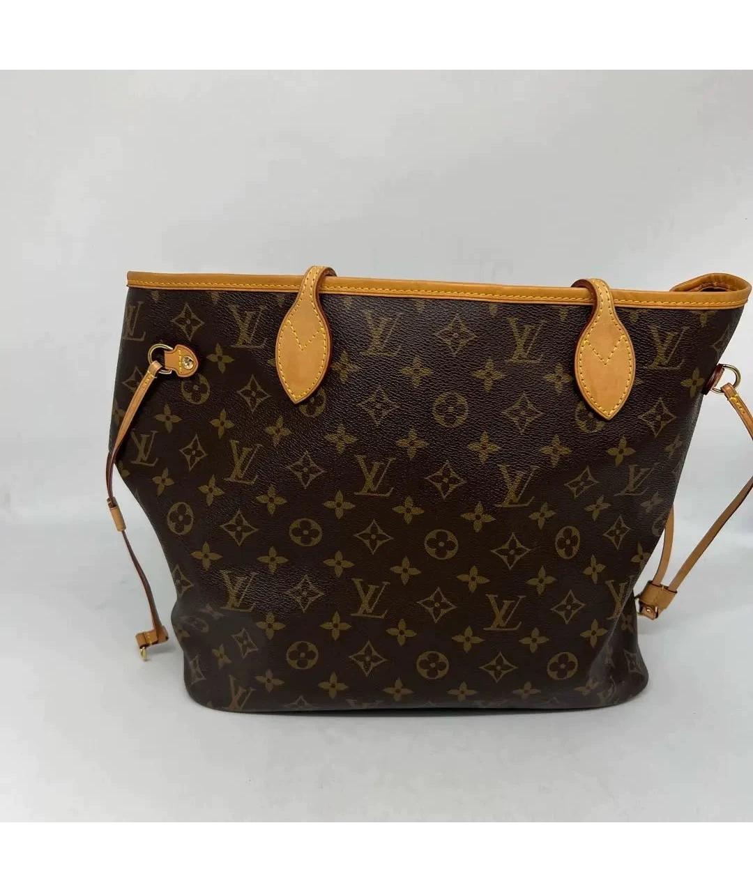 LOUIS VUITTON Коричневая сумка тоут, фото 8