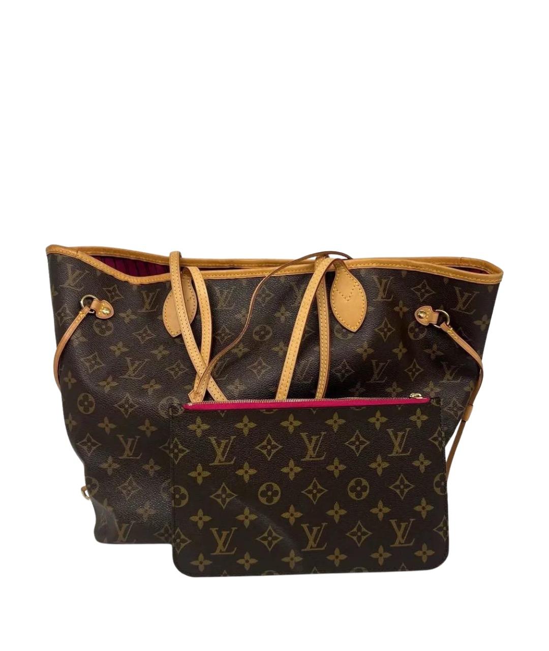 LOUIS VUITTON Коричневая сумка тоут, фото 1