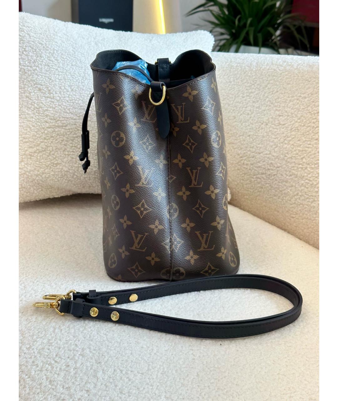 LOUIS VUITTON Коричневая сумка через плечо, фото 3