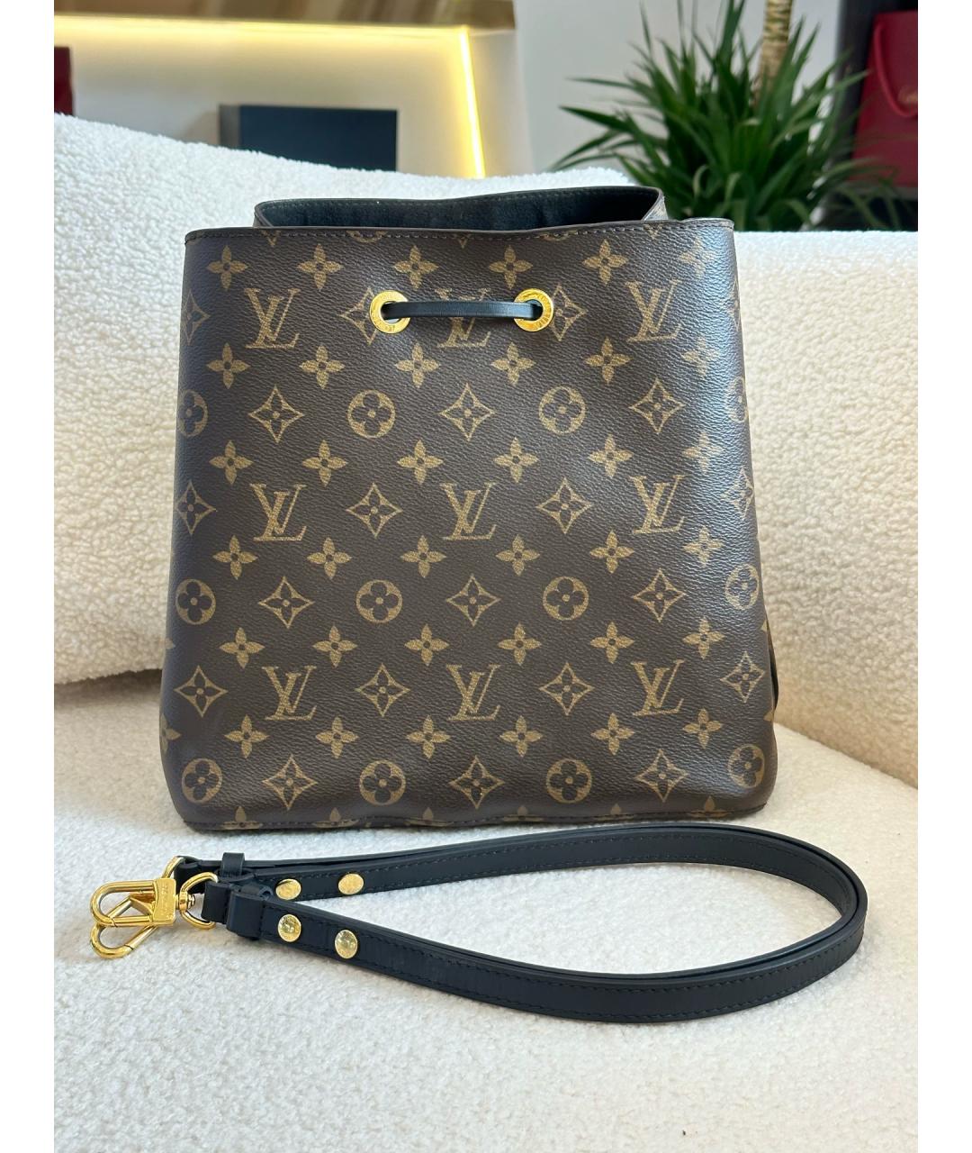 LOUIS VUITTON Коричневая сумка через плечо, фото 2