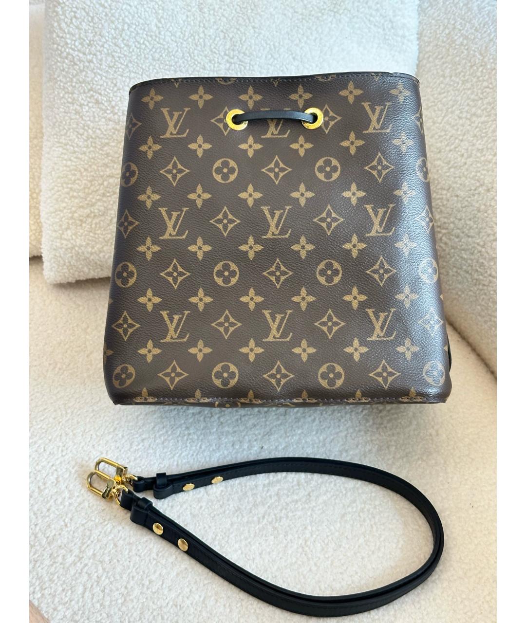 LOUIS VUITTON Коричневая сумка через плечо, фото 7