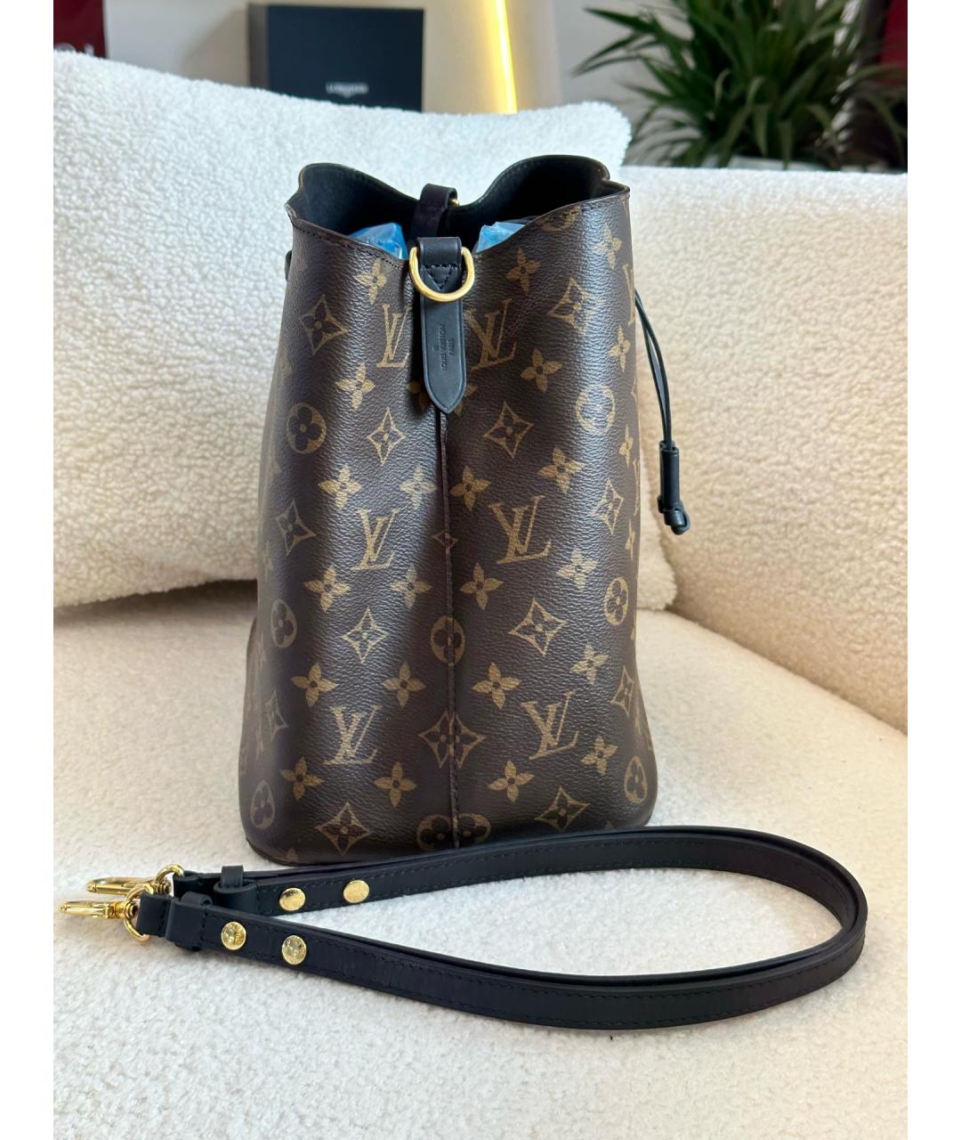 LOUIS VUITTON Коричневая сумка через плечо, фото 4
