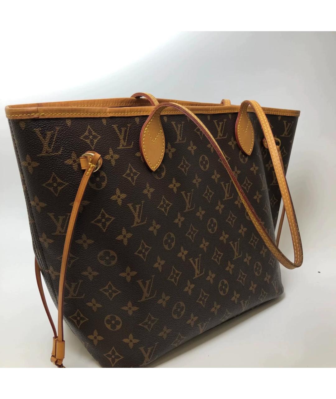 LOUIS VUITTON Коричневая сумка тоут, фото 3