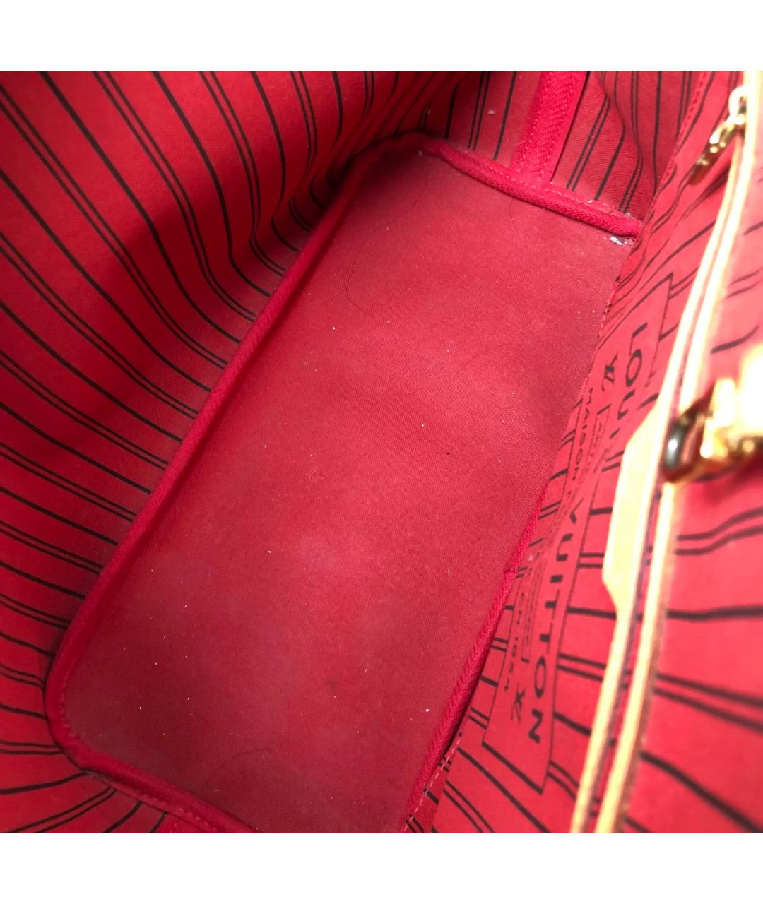 LOUIS VUITTON Коричневая сумка тоут, фото 9