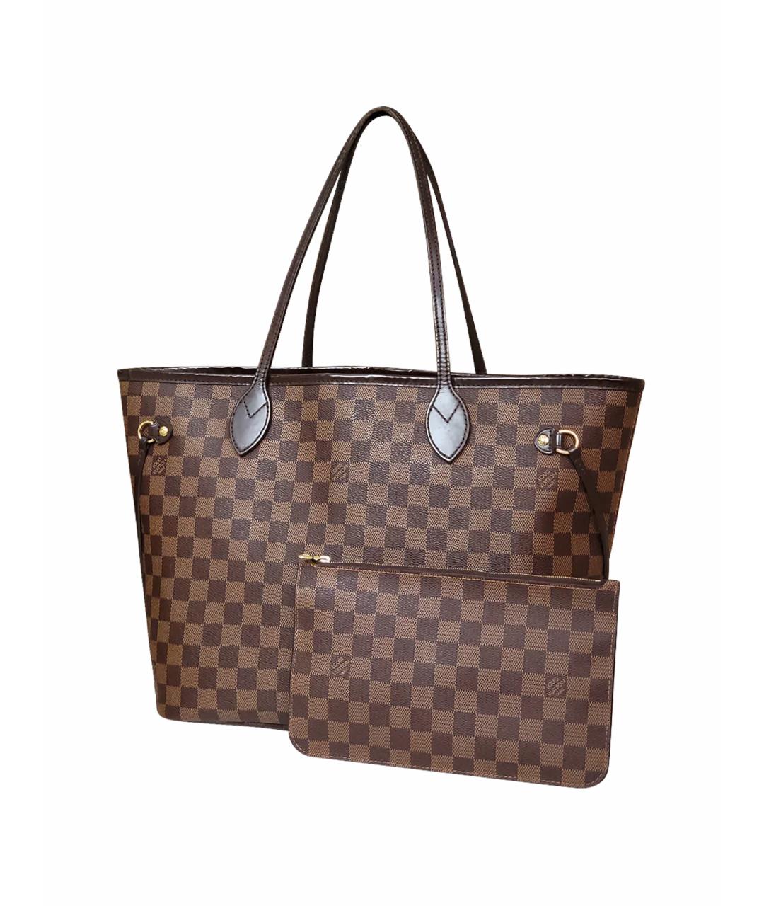 LOUIS VUITTON Коричневая сумка тоут, фото 1