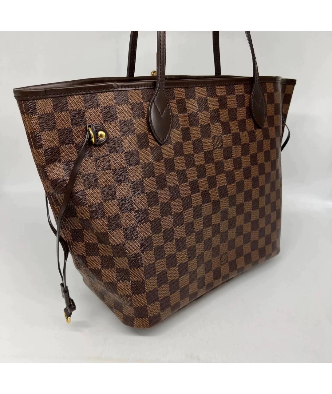 LOUIS VUITTON Коричневая сумка тоут, фото 9