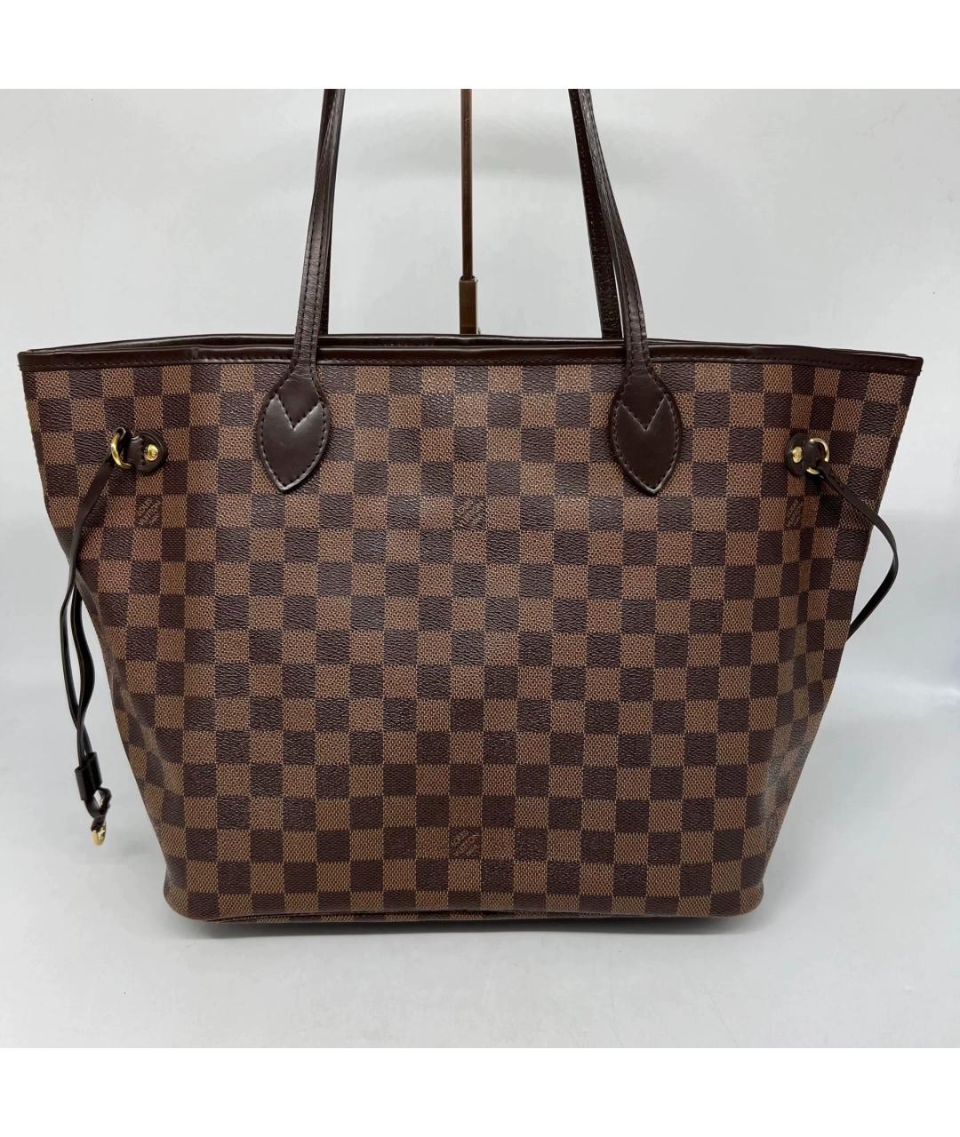 LOUIS VUITTON Коричневая сумка тоут, фото 3