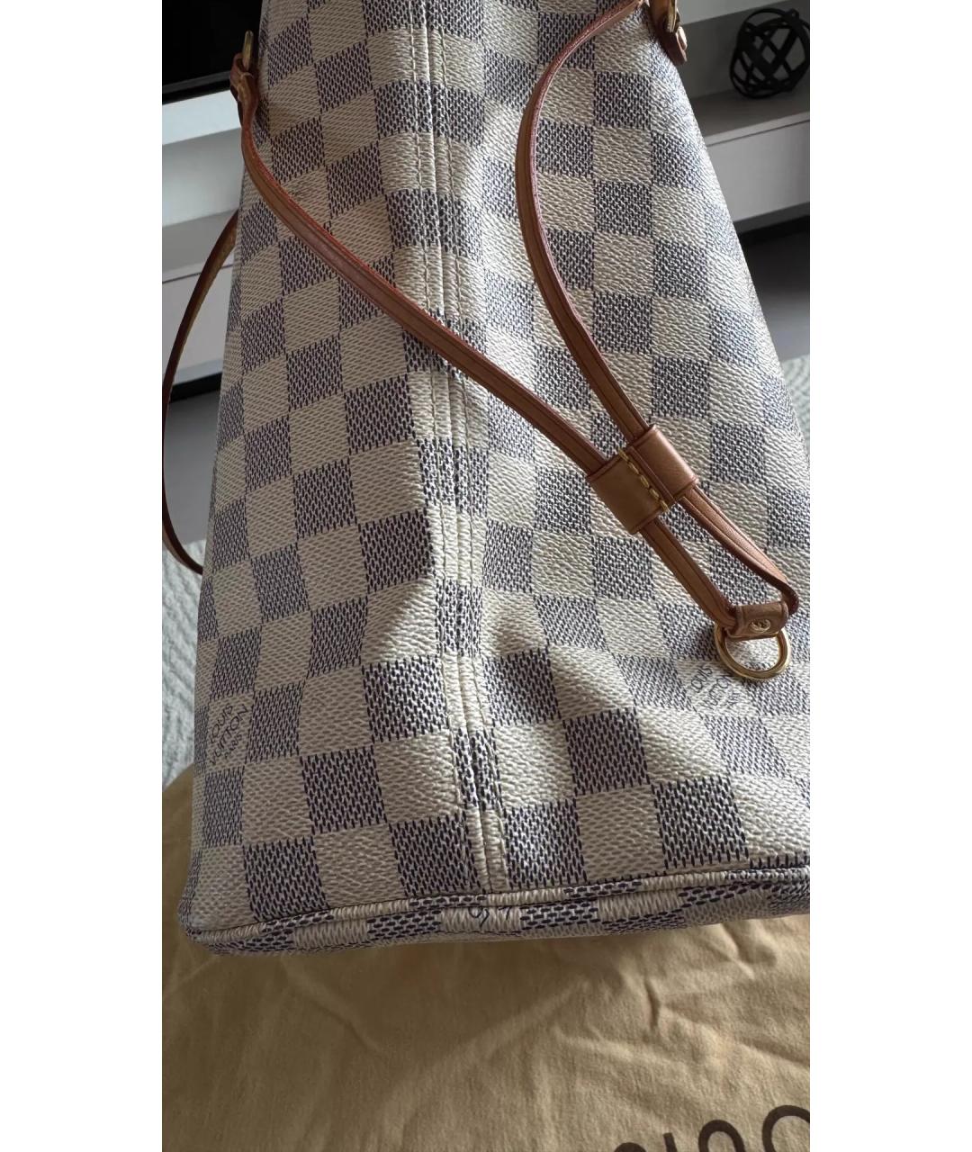 LOUIS VUITTON Белая сумка тоут, фото 5