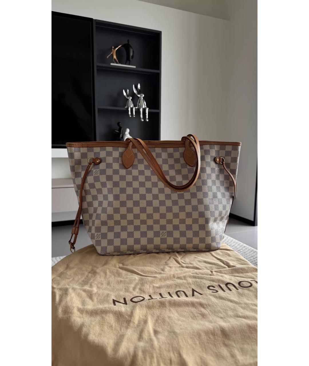LOUIS VUITTON Белая сумка тоут, фото 2