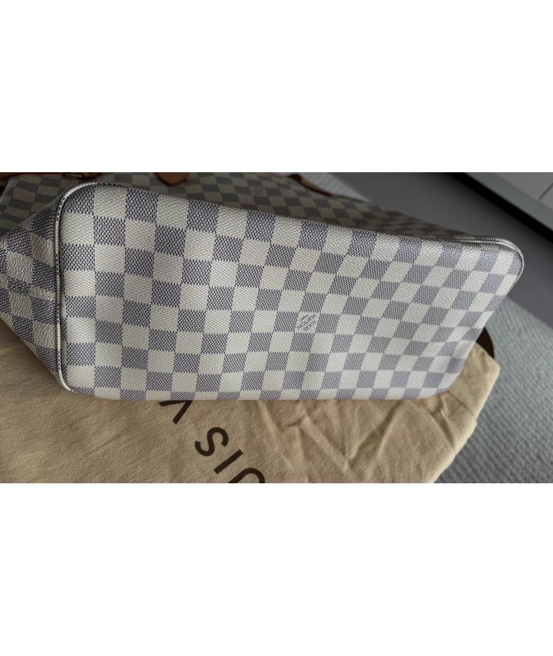 LOUIS VUITTON Белая сумка тоут, фото 3