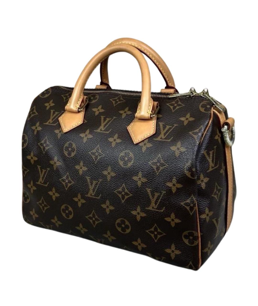 LOUIS VUITTON Коричневая сумка с короткими ручками, фото 1