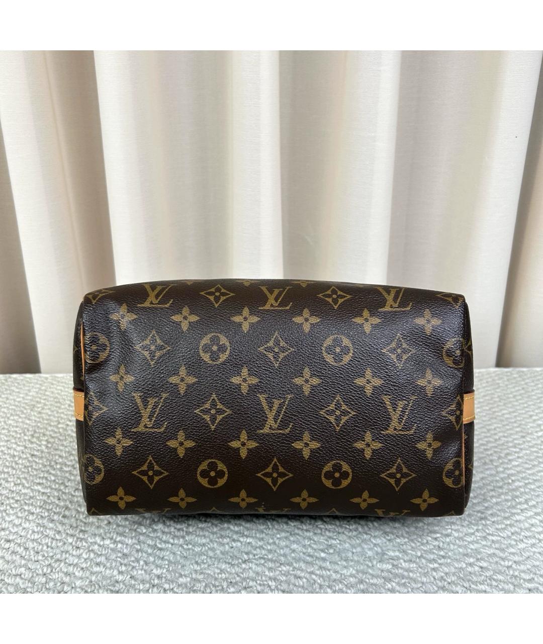 LOUIS VUITTON Коричневая сумка с короткими ручками, фото 5