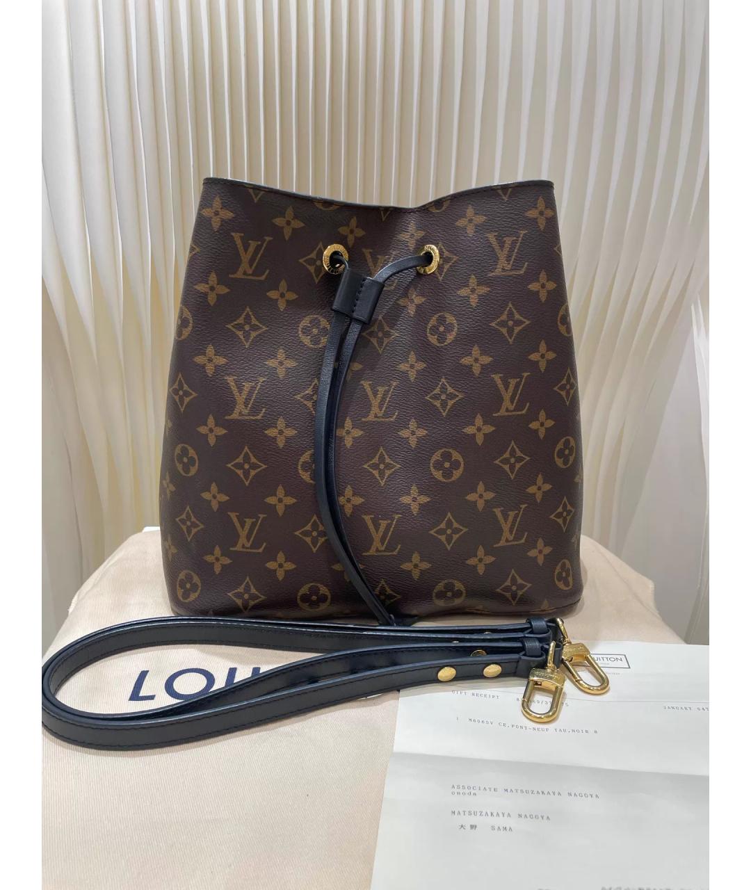 LOUIS VUITTON Коричневая сумка через плечо, фото 2