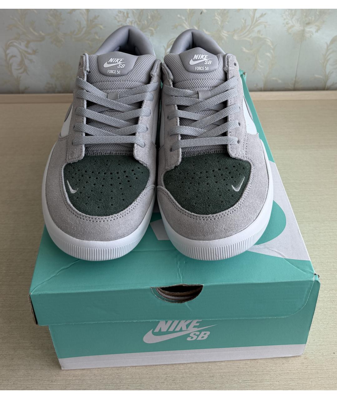 NIKE Мульти замшевые низкие кроссовки / кеды, фото 2