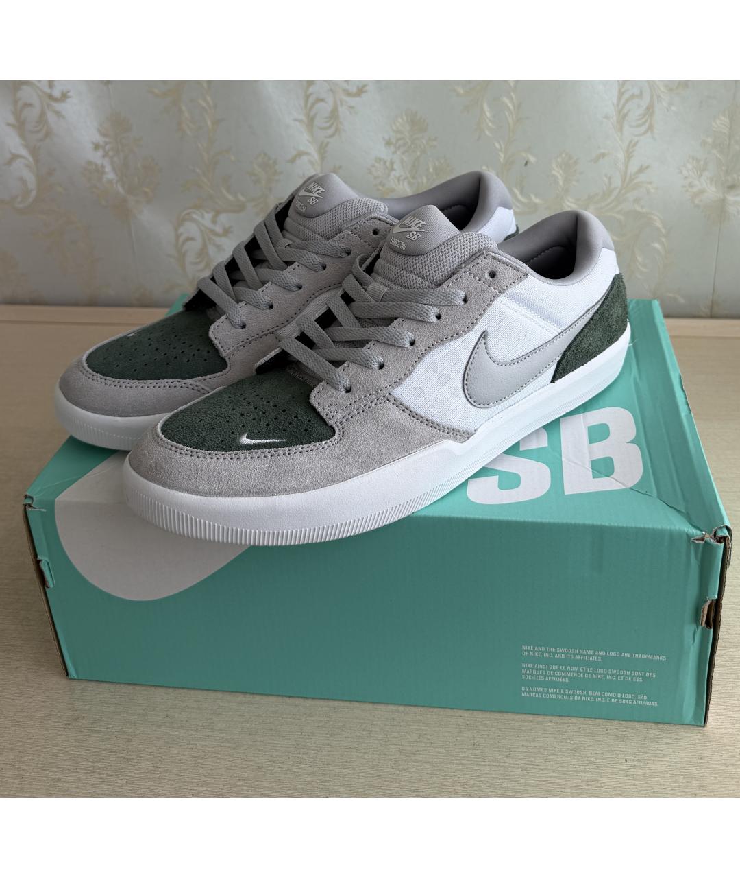 NIKE Мульти замшевые низкие кроссовки / кеды, фото 5
