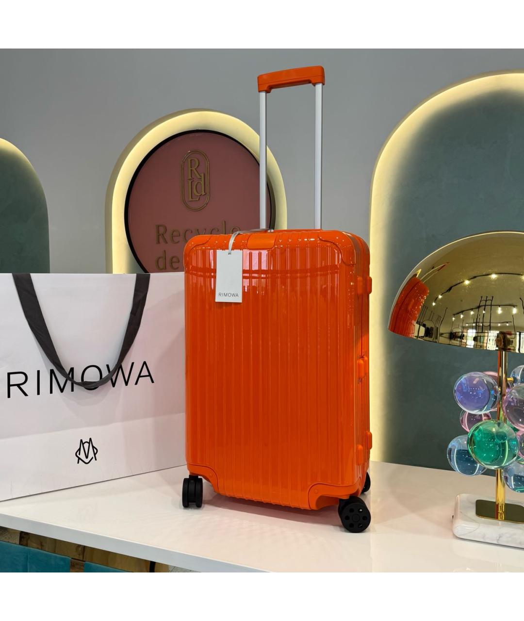 Rimowa Оранжевый чемодан, фото 3