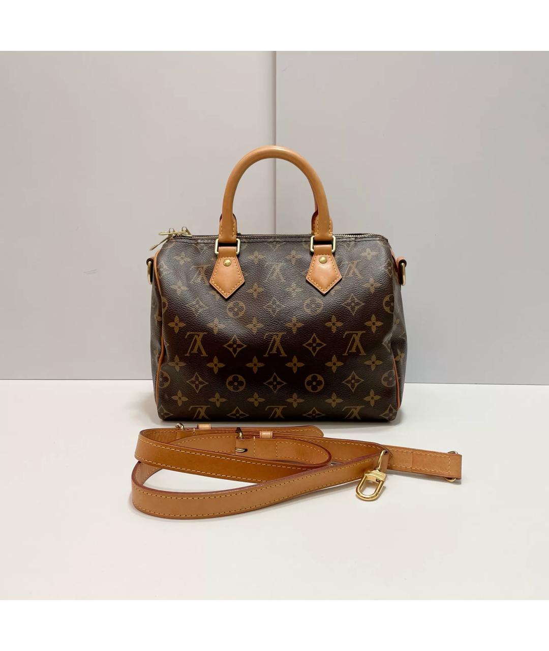 LOUIS VUITTON Коричневая сумка с короткими ручками, фото 2