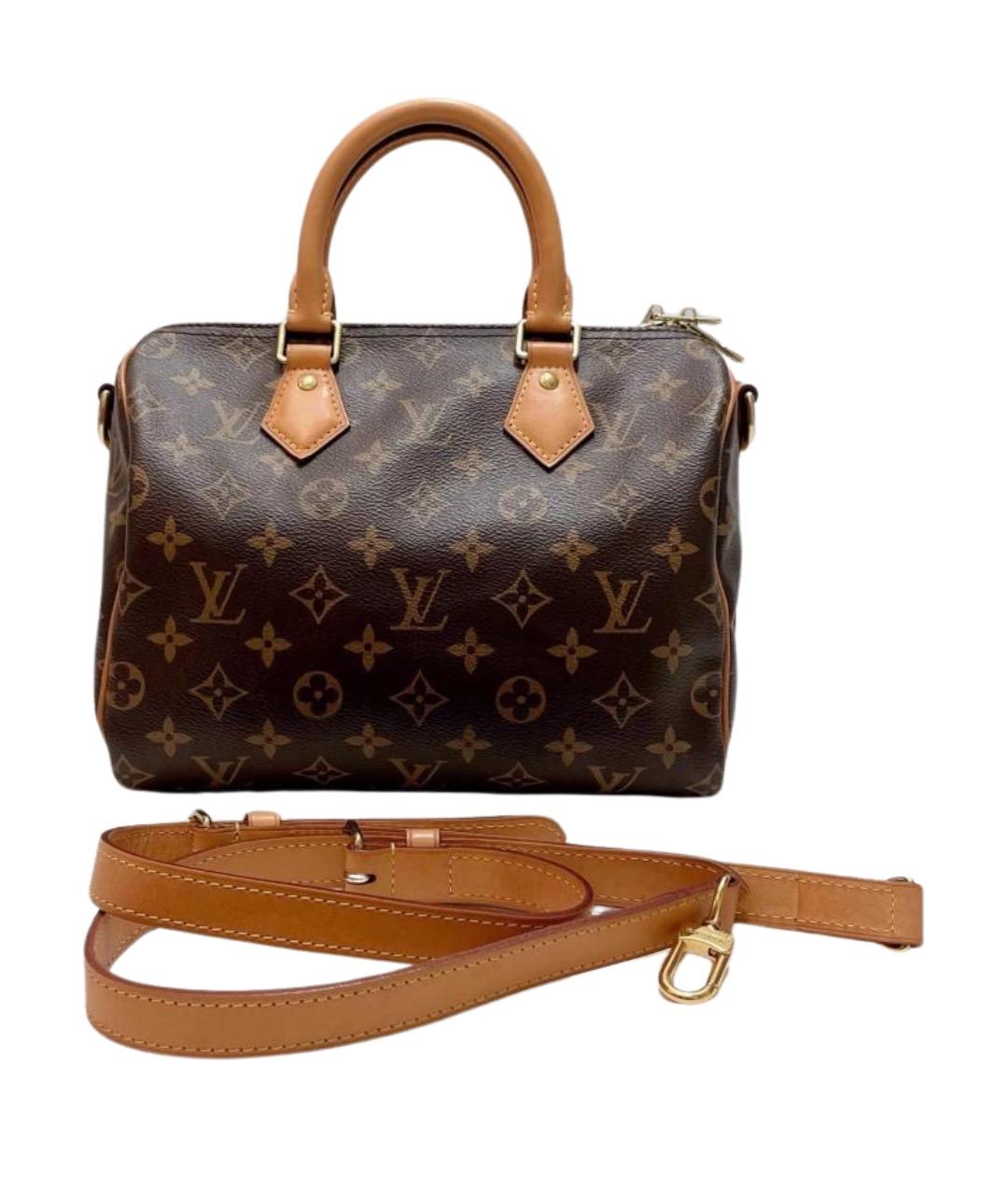 LOUIS VUITTON Коричневая сумка с короткими ручками, фото 1