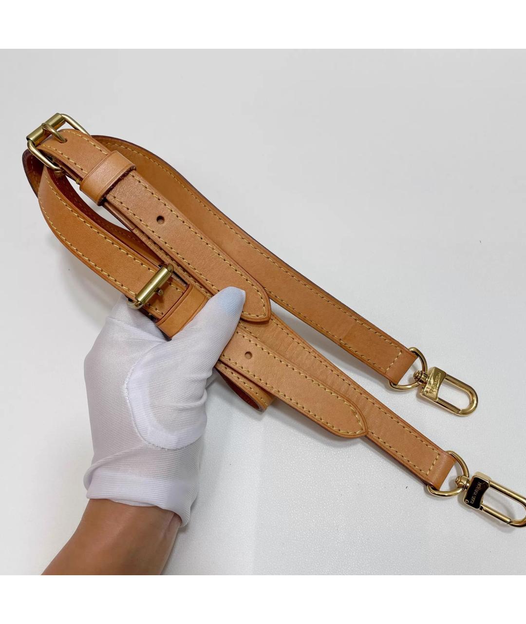 LOUIS VUITTON Коричневая сумка с короткими ручками, фото 6