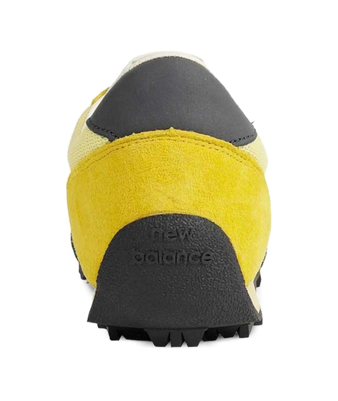 NEW BALANCE Желтые замшевые низкие кроссовки / кеды, фото 2