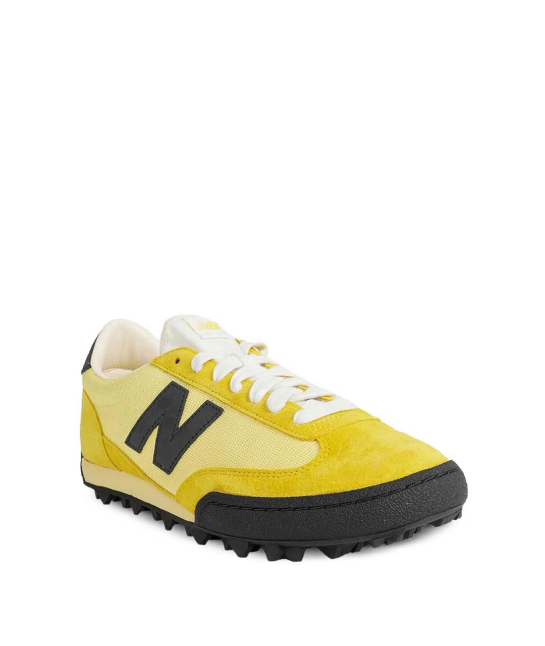 NEW BALANCE Желтые замшевые низкие кроссовки / кеды, фото 3