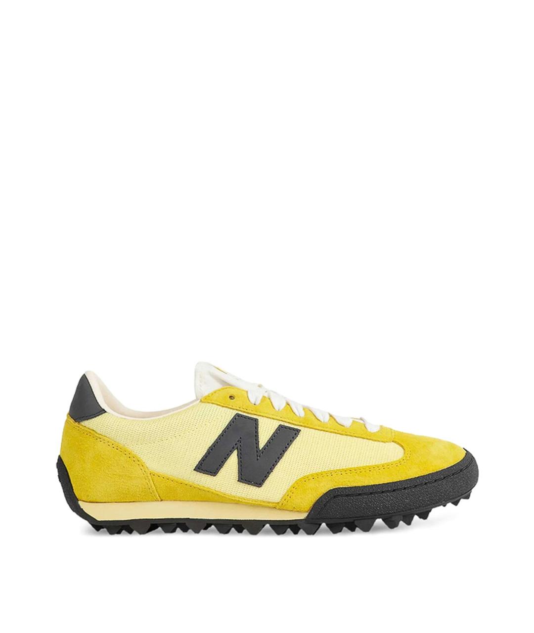 NEW BALANCE Желтые замшевые низкие кроссовки / кеды, фото 1