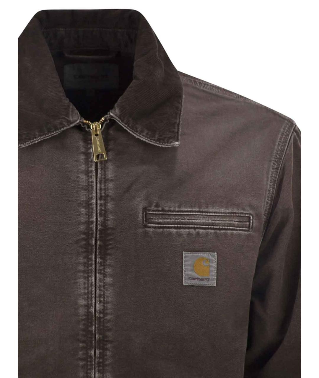CARHARTT Коричневая хлопковая куртка, фото 3