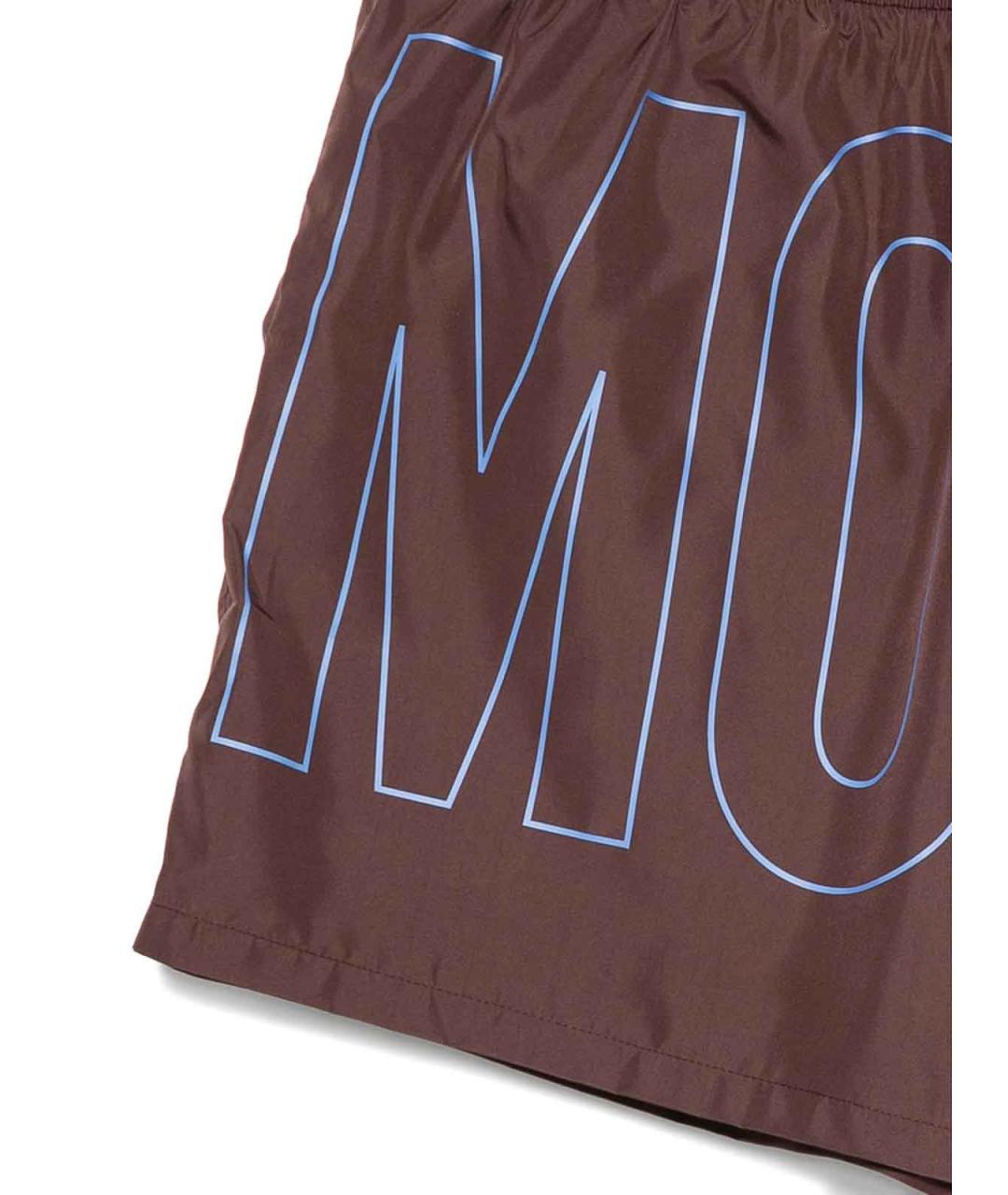 MOSCHINO Коричневые полиэстеровые плавки, фото 2