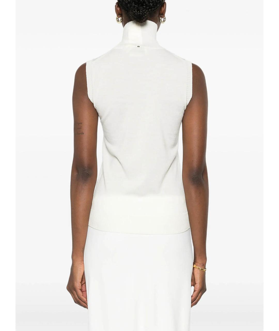 SPORTMAX Бежевая шерстяная водолазка, фото 4