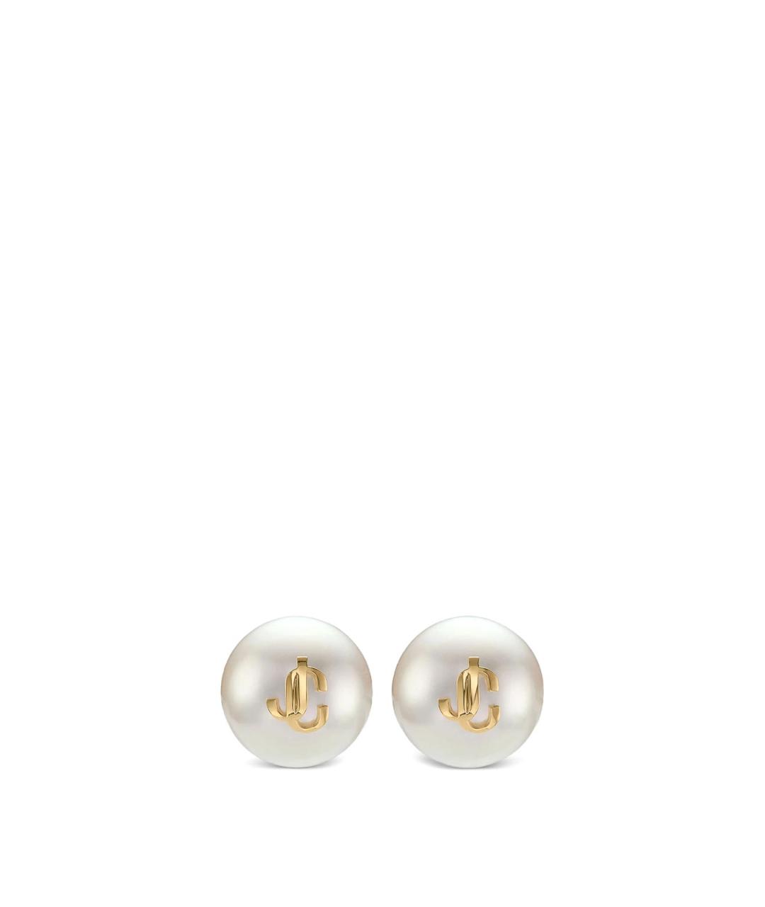 JIMMY CHOO Белые серьги, фото 1