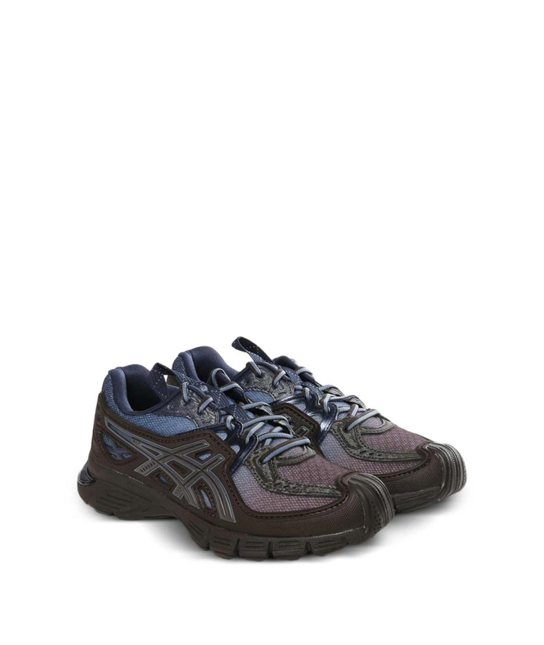 ASICS Коричневые резиновые низкие кроссовки / кеды, фото 3