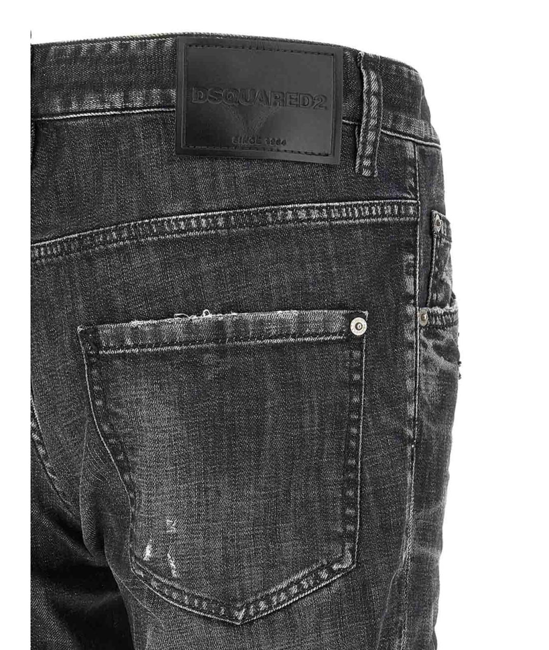 DSQUARED2 Серые джинсы скинни, фото 2