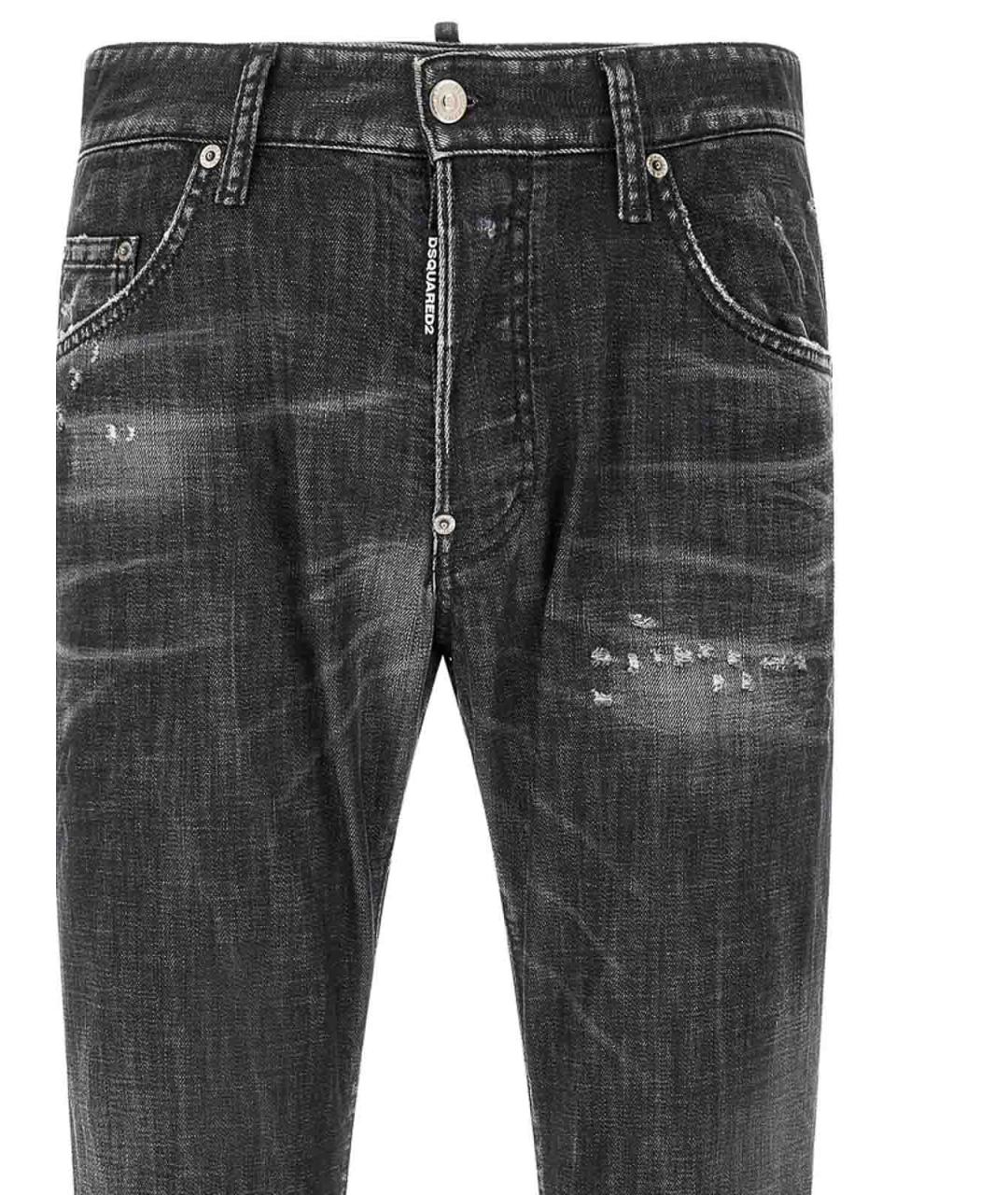 DSQUARED2 Серые джинсы скинни, фото 3