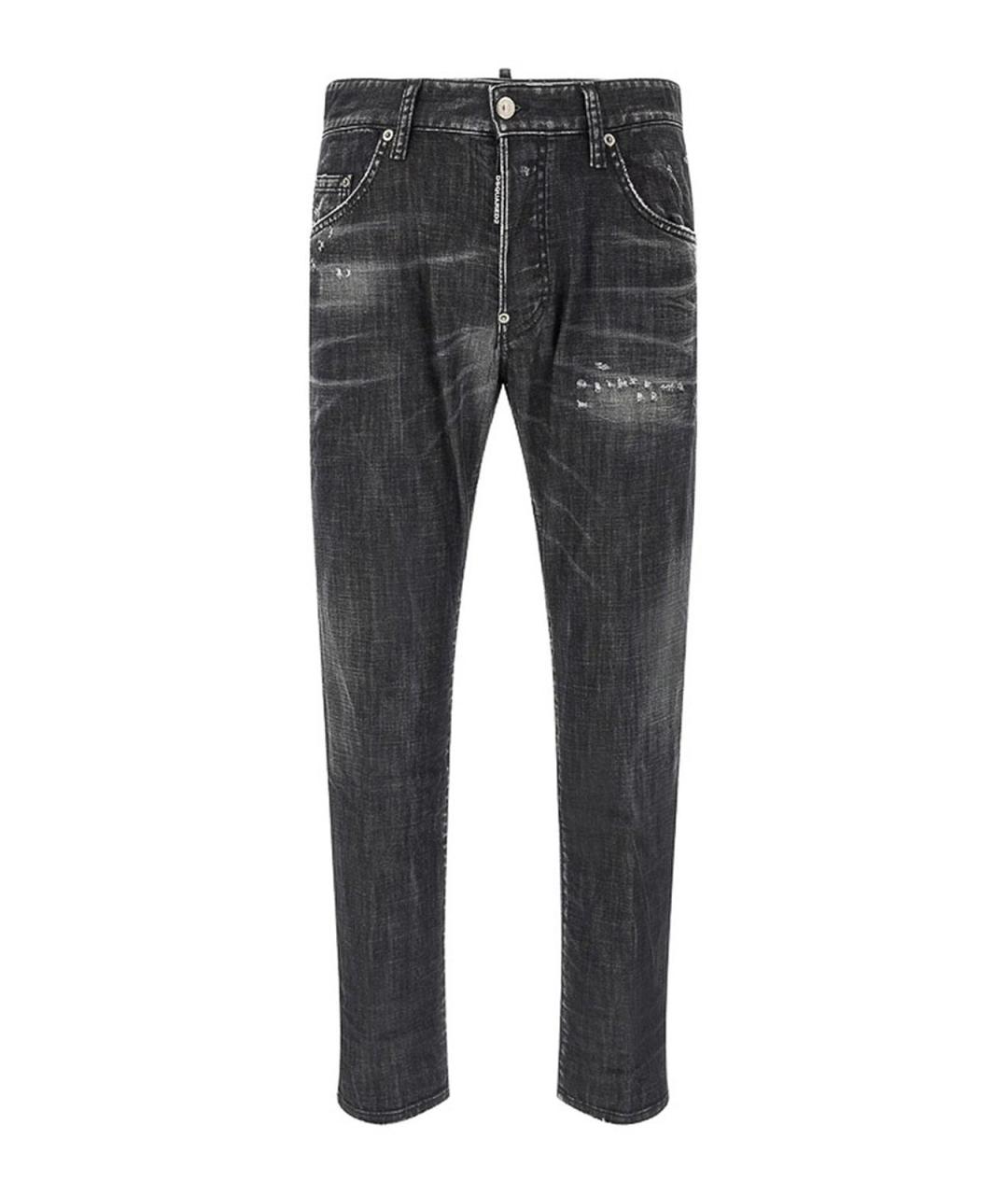 DSQUARED2 Серые джинсы скинни, фото 1