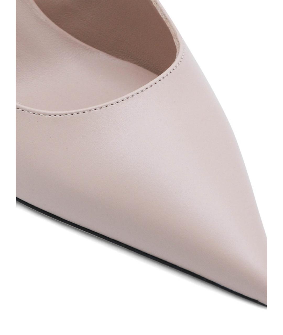 JIMMY CHOO Розовые кожаные туфли, фото 3