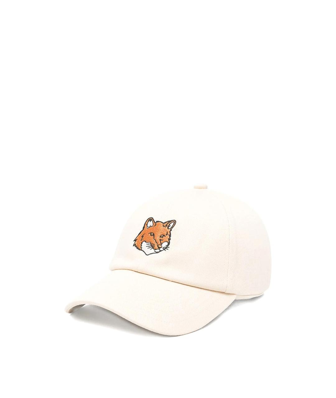 MAISON KITSUNE Белая синтетическая кепка/бейсболка, фото 1