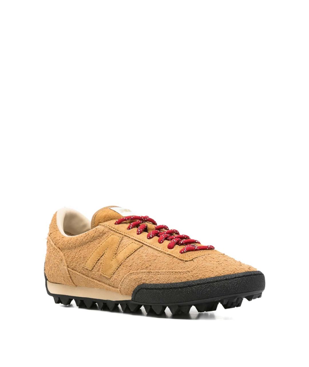 NEW BALANCE Коричневые замшевые низкие кроссовки / кеды, фото 2