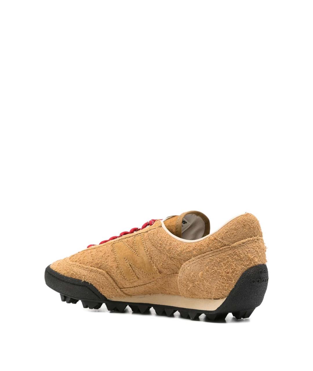 NEW BALANCE Коричневые замшевые низкие кроссовки / кеды, фото 4